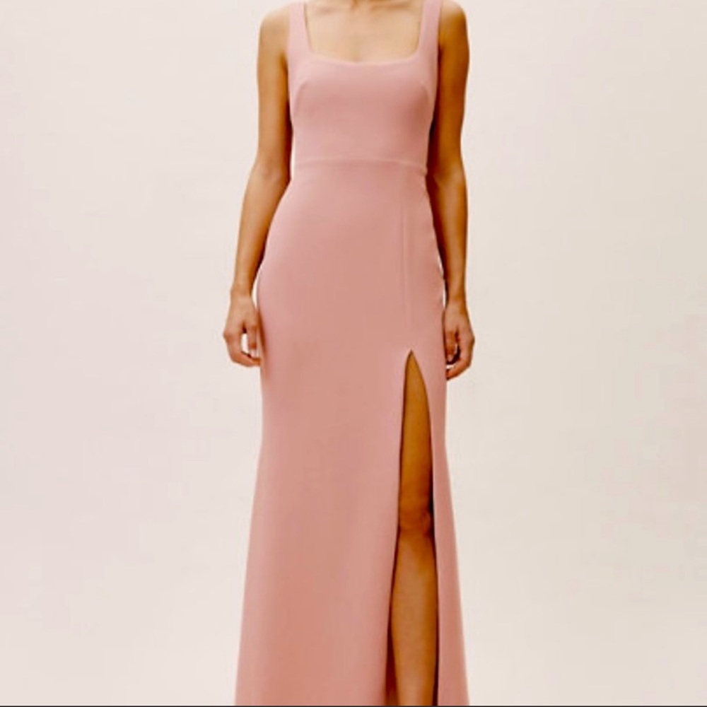 BHLDN Adena dress in apricot